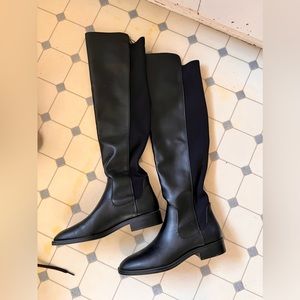 Zara over the knee boots size 9